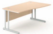 Load image into Gallery viewer, Alpine Cantilever Wave Desk 1000

