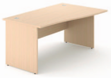 Load image into Gallery viewer, Alpine Panel Wave desk 1000mm deep
