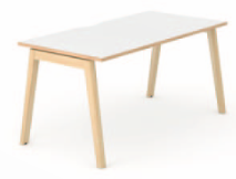 Load image into Gallery viewer, Nova Desk with Single Scoop Back
