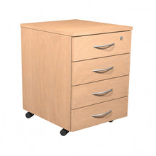 Load image into Gallery viewer, Alpine Mobile Pedestal 4 Drawer
