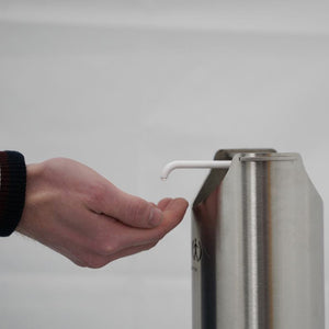 Non-Touch Sanitiser Dispenser 1L Kit - Stainless Steel